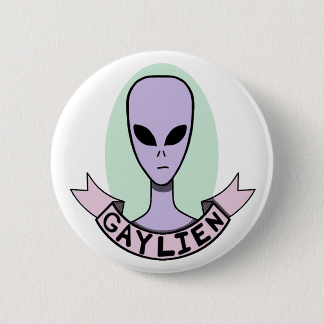 Badge Rond 5 Cm Gaylien [PIN] (Devant)