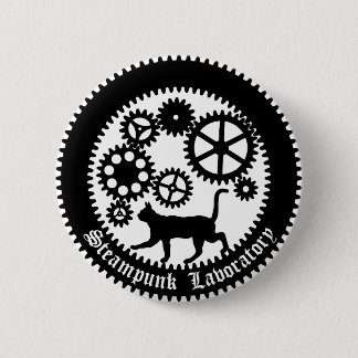 Badge Rond 5 Cm Gear Cat