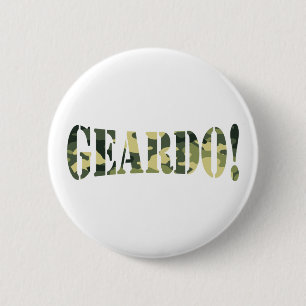 BADGE ROND 5 CM GEARDO ! CAMO / CAMOUFLAGE