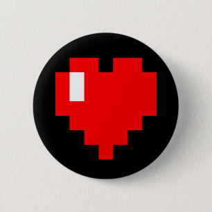 Badge Rond 5 Cm Geek <3