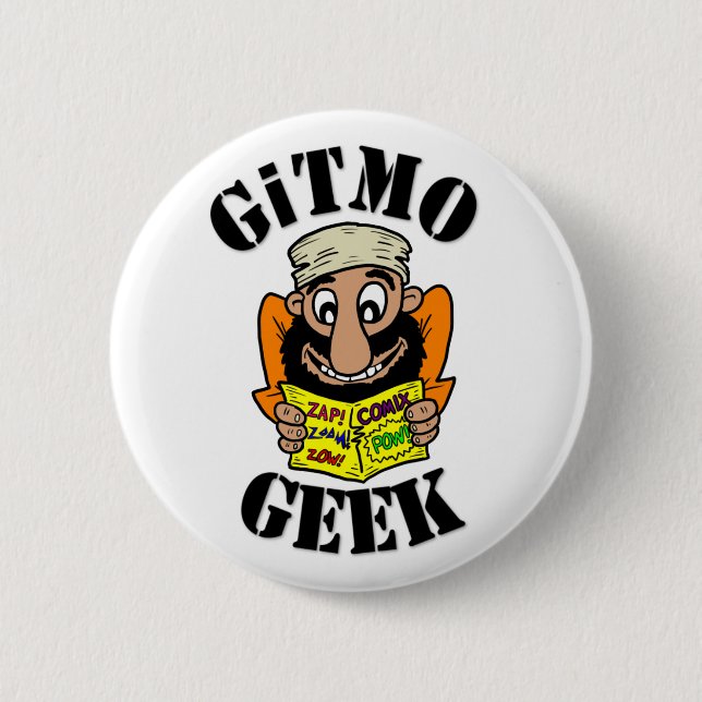 Badge Rond 5 Cm GEEK de GiTMO (Devant)