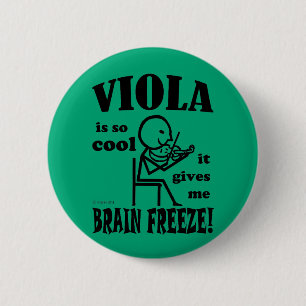 Badge Rond 5 Cm Gel du cerveau de l'alto