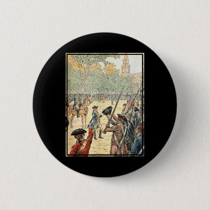 Badge Rond 5 Cm Général Washington Commandant l'armée continentale