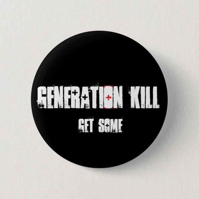 Badge Rond 5 Cm Generation_kill_hbo, en obtiennent (Devant)