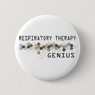 Badge Rond 5 Cm Génie respiratoire de thérapie