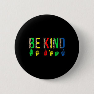 Badge Rond 5 Cm Genre Sensibilisation sur l'autisme de langage des