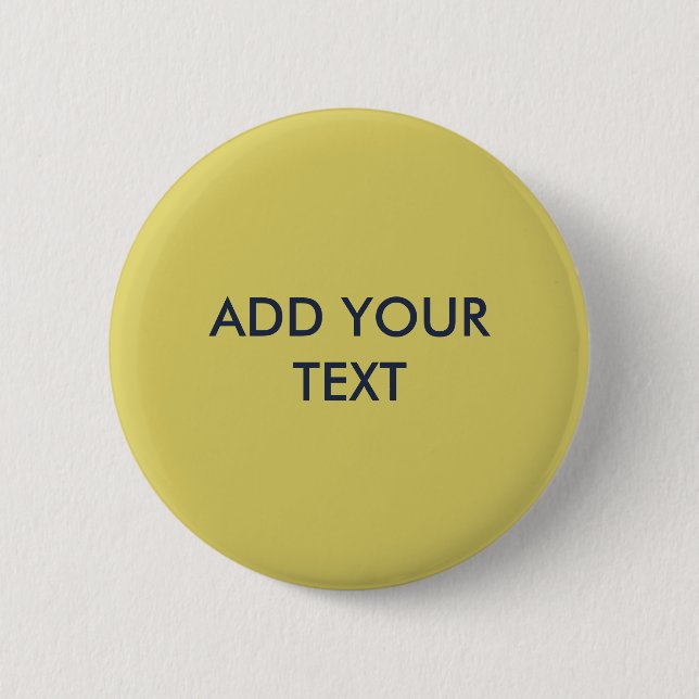 Badge Rond 5 Cm Gentle Warm Yellow Button (Devant)