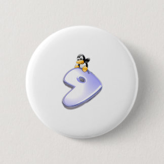 Badge Rond 5 Cm Gentoo Linux