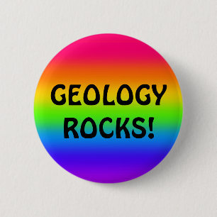 BADGE ROND 5 CM GÉOLOGIE ROCKS!