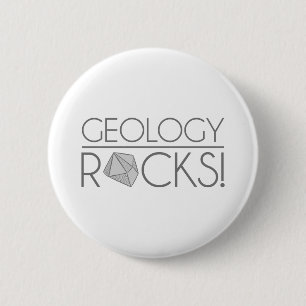 Badge Rond 5 Cm Géologie rocks