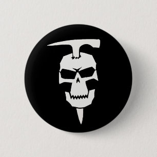 Badge Rond 5 Cm Géologue de pirate