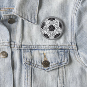 Badge Rond 5 Cm géométrie sacrée football