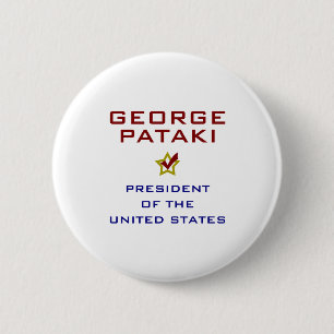 Badge Rond 5 Cm George Pataki pour le président Etats-Unis