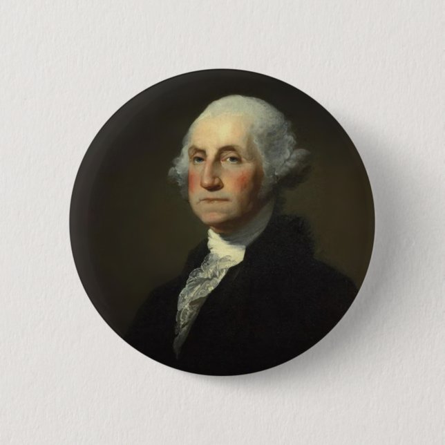 Badge Rond 5 Cm George Washington (Devant)