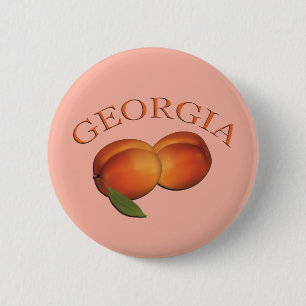 Badge Rond 5 Cm Georgia Peach