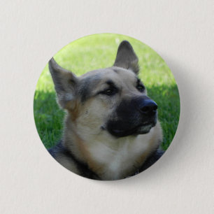 Badge Rond 5 Cm German Shepherd