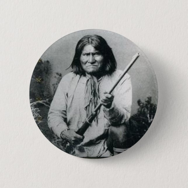 Badge Rond 5 Cm Geronimo (Devant)