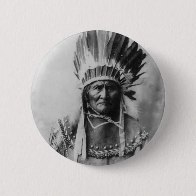 Badge Rond 5 Cm Geronimo (Devant)