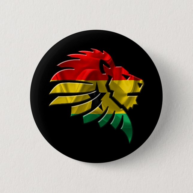 Badge Rond 5 Cm Ghana (Devant)