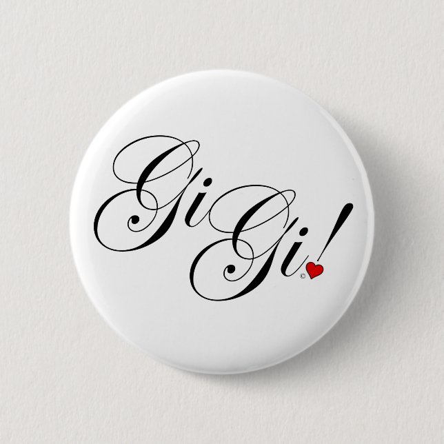 Badge Rond 5 Cm GiGi (Devant)