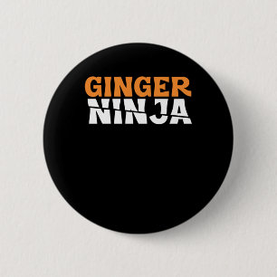 Badge Rond 5 Cm Ginger Ninja Redheads Red Hair Redhead Freckles Gi