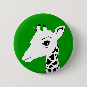 Badge Rond 5 Cm girafe