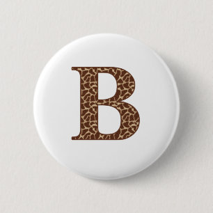 Badge Rond 5 Cm Girafe A