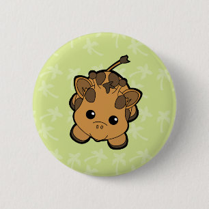 Badge Rond 5 Cm Girafe Cutie de bébé
