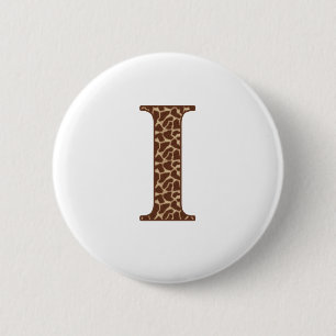 Badge Rond 5 Cm Girafe I