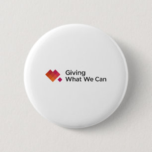 Badge Rond 5 Cm Giving What We Can Logo Wide