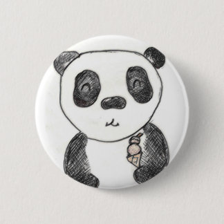 Badge Rond 5 Cm glace de panda