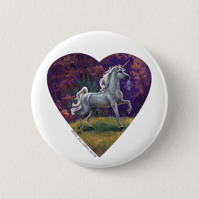 Badge Rond 5 Cm Glade Unicorn (Devant)