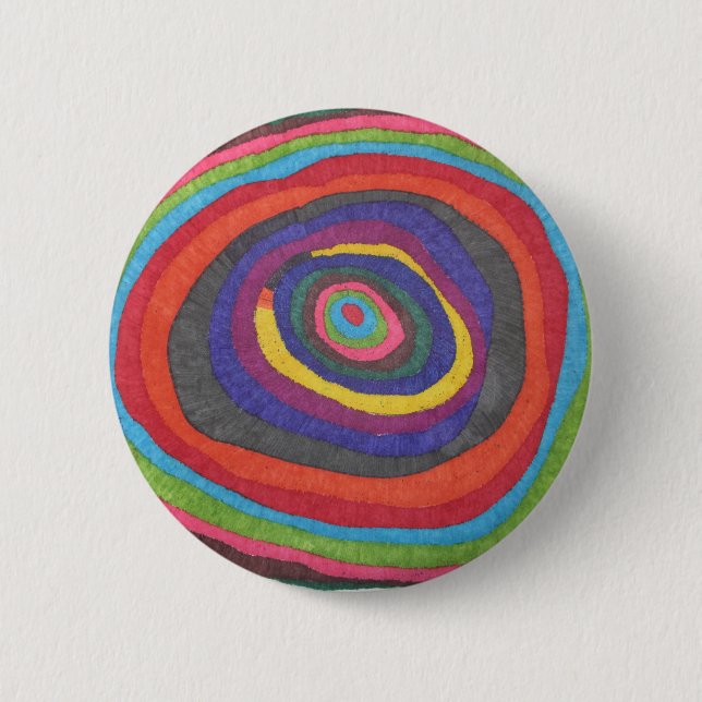 Badge Rond 5 Cm Globe oculaire 2 (Devant)