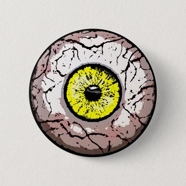 Badge Rond 5 Cm Globe oculaire personnalisable - bouton (Devant)