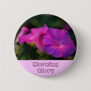 Badge Rond 5 Cm Gloire de matin