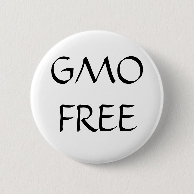 BADGE ROND 5 CM GMO LIBÈRENT (Devant)