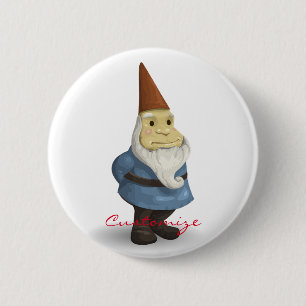 Badge Rond 5 Cm Gnome des Fêtes d'hiver Thunder_Cove