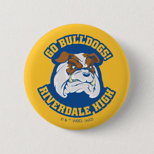 Badge Rond 5 Cm Go Bulldogs - Riverdale High