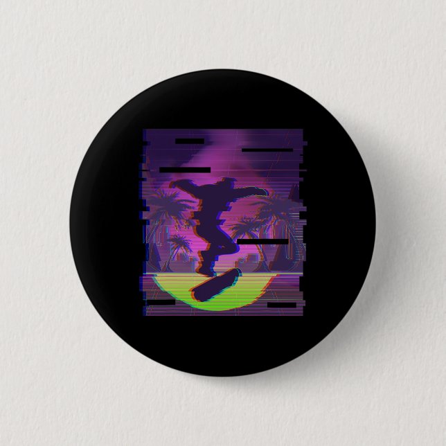 Badge Rond 5 Cm Go Skateboarding And Do Cool Tricks  (Devant)