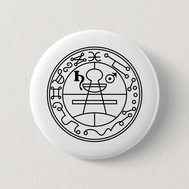 Badge Rond 5 Cm Goetia_phoque_de_salomon (Devant)