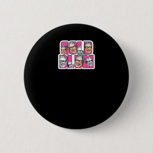 Badge Rond 5 Cm Goldblum Peekaboo