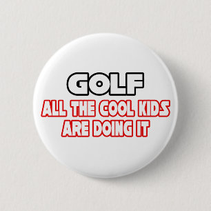 Badge Rond 5 Cm Golf...Cool Kids