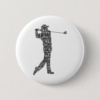 Badge Rond 5 Cm Golf Golf Golf Golf Hommes Garçons Enfants 1