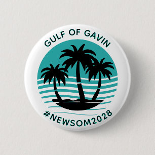 Badge Rond 5 Cm Golfe de Gavin Humour politique drôle