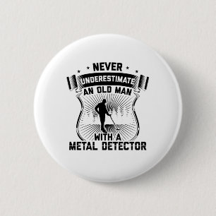 Badge Rond 5 Cm Gondolas Treasure Hunt Metal Detector Idea