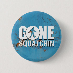 Badge Rond 5 Cm Gone Squatchine Vintage