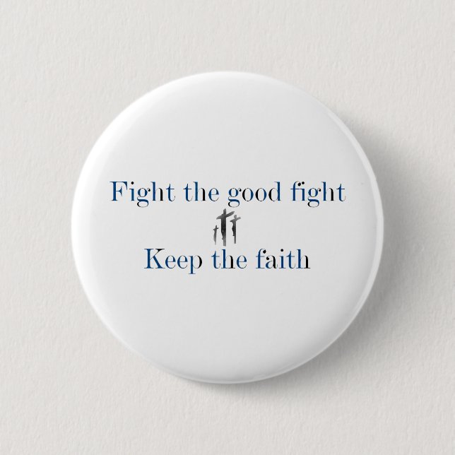 Badge Rond 5 Cm goodfight (Devant)