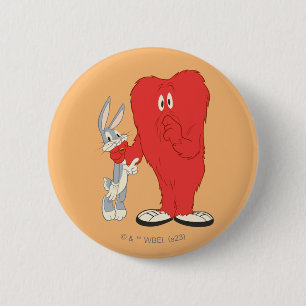 Badge Rond 5 Cm Gossamer Holding BUGS BUNNY™