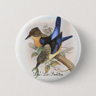 Badge Rond 5 Cm Gould - bouton enveloppé de promo de librairie de