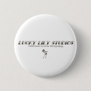 Badge Rond 5 Cm Goupille chanceuse de studios de lis